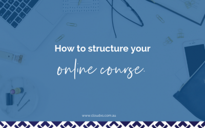 How to Structure Your Online Course