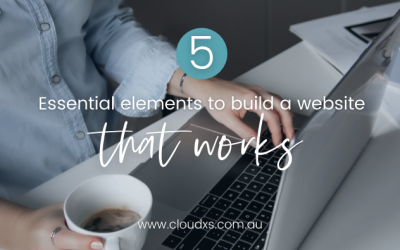 5 essential elements to build a website that works